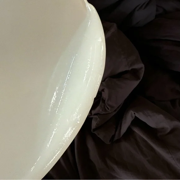 Vintage Milk Glass Baking Dish Sunflowers - Picture 5 of 7